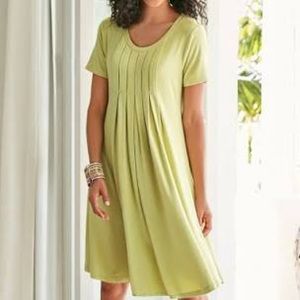 Opt Yellow Gingham Picnicker Dress 